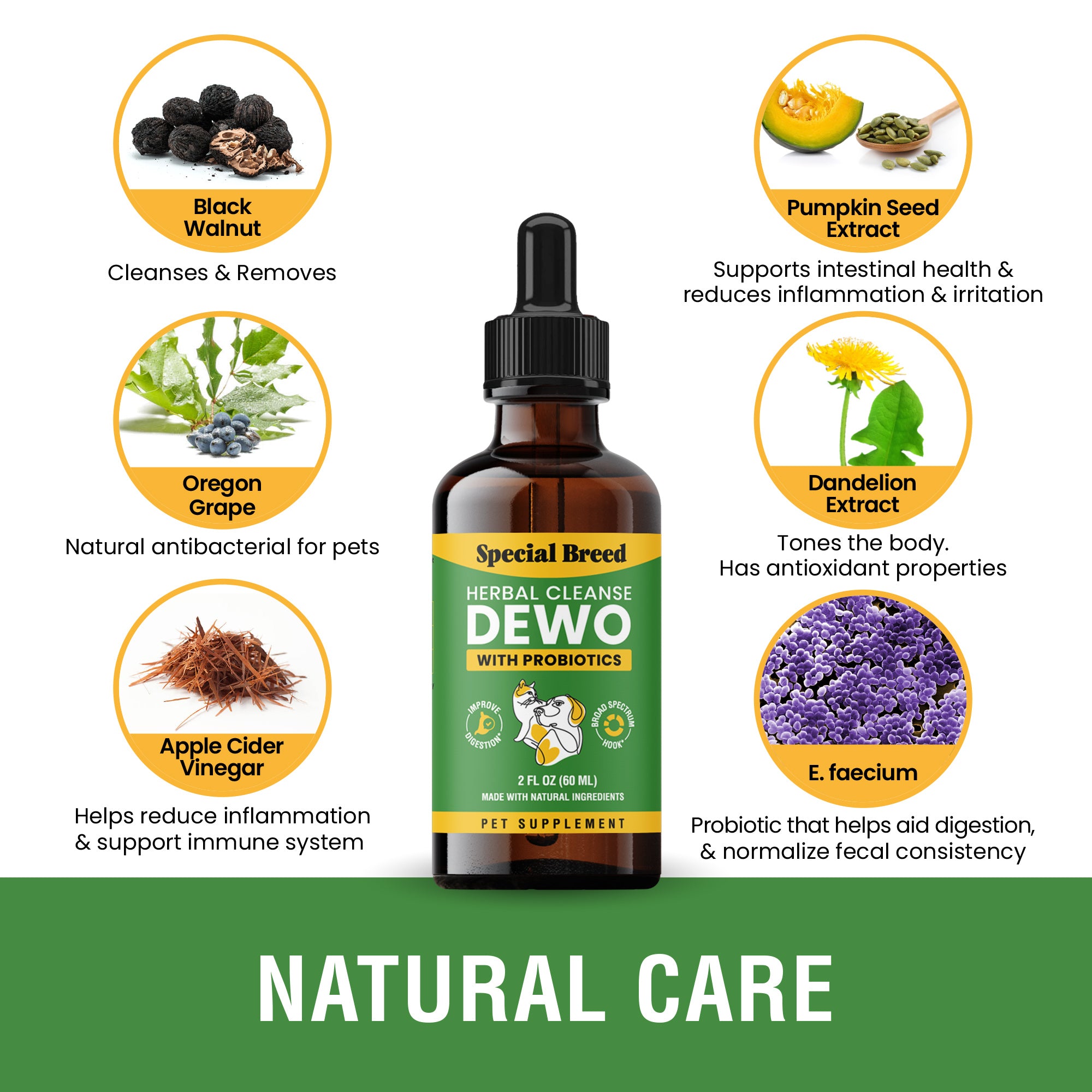 DEWO With Probiotics 2oz Liquid