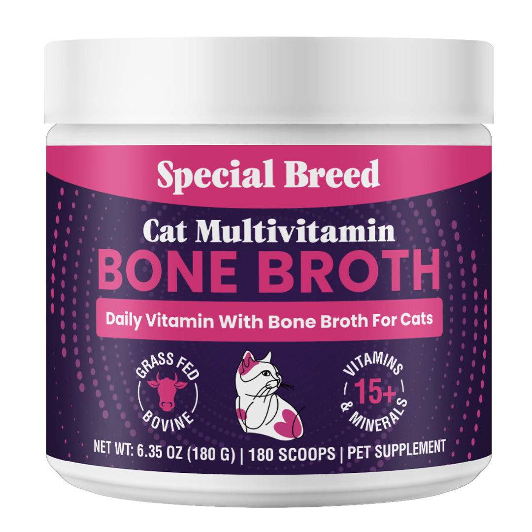 Cat Multivitamin With Grass-Fed Beef Bone Broth 180g