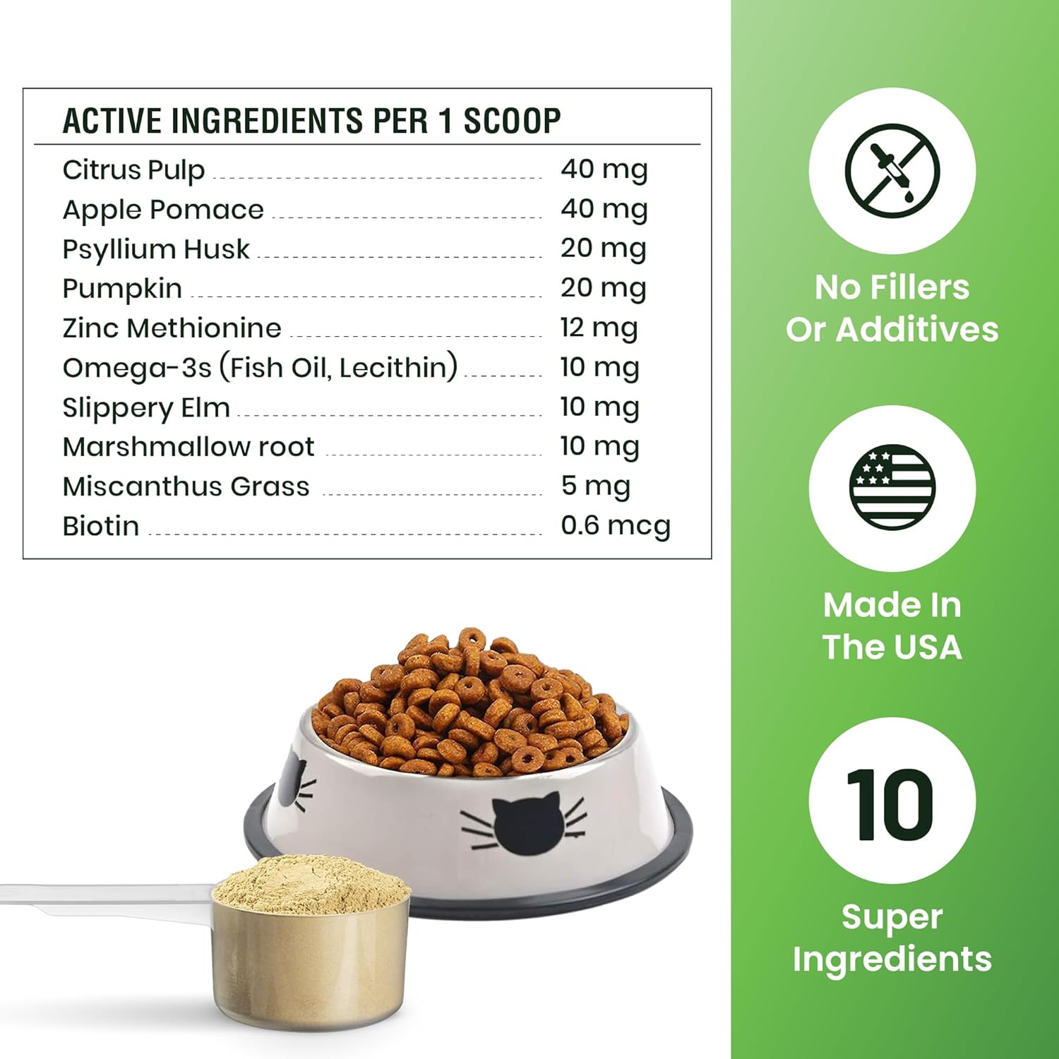 Hairball Support Powder For Cats