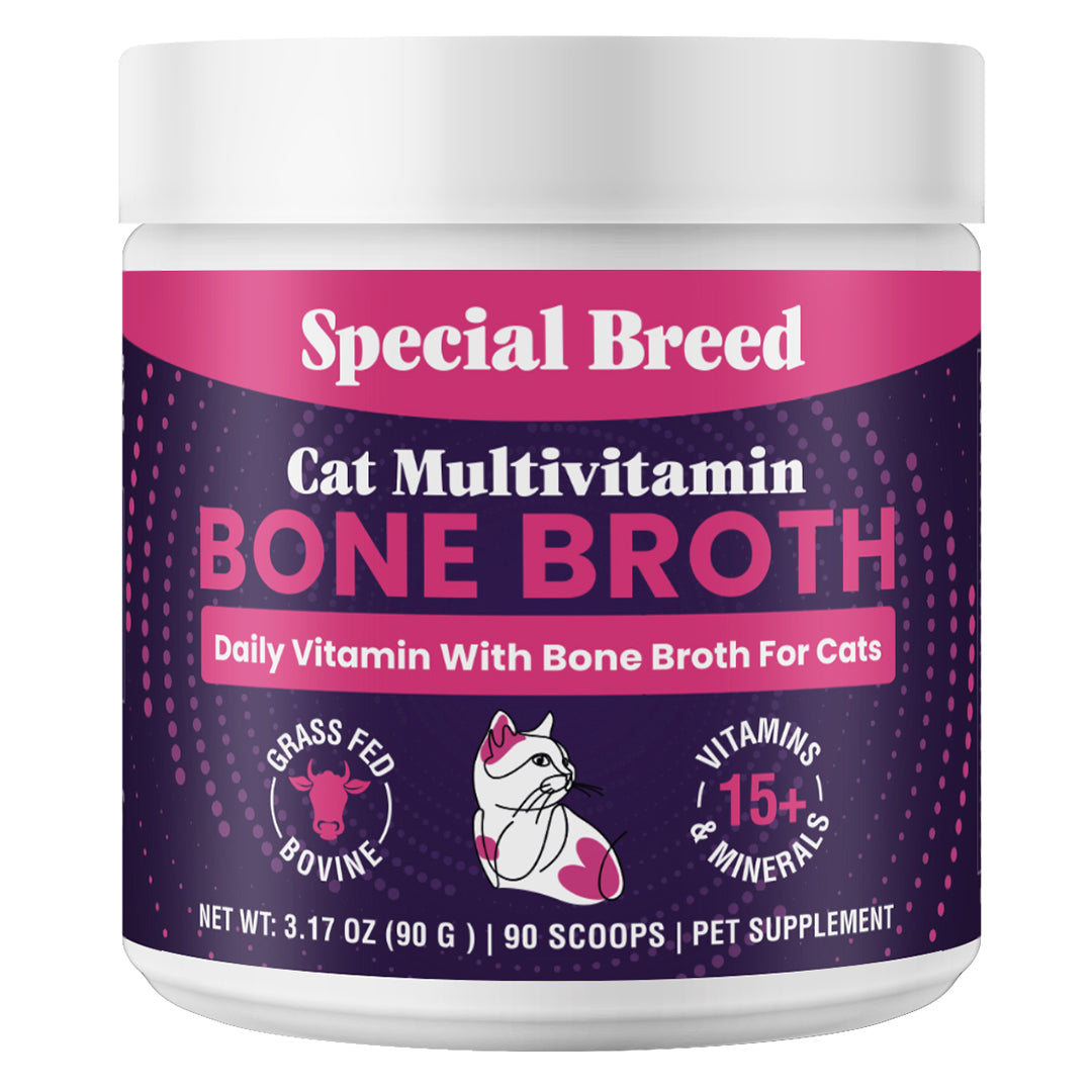 Cat Multivitamin With Grass-Fed Beef Bone Broth 90g