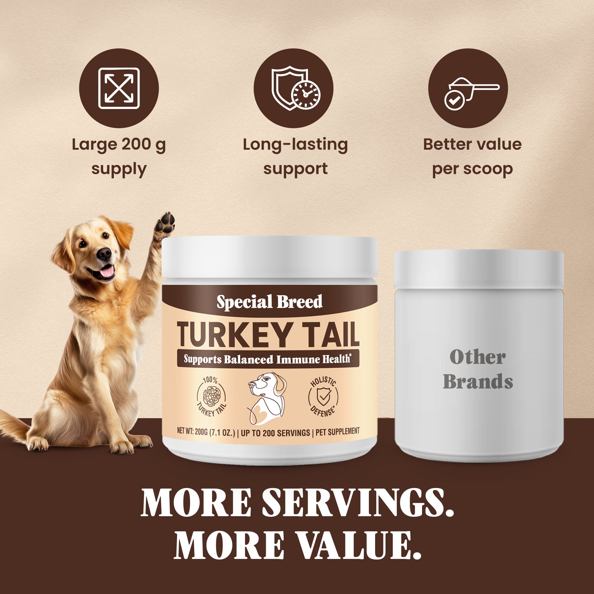 Organic Turkey Tail Powder - 7.1oz