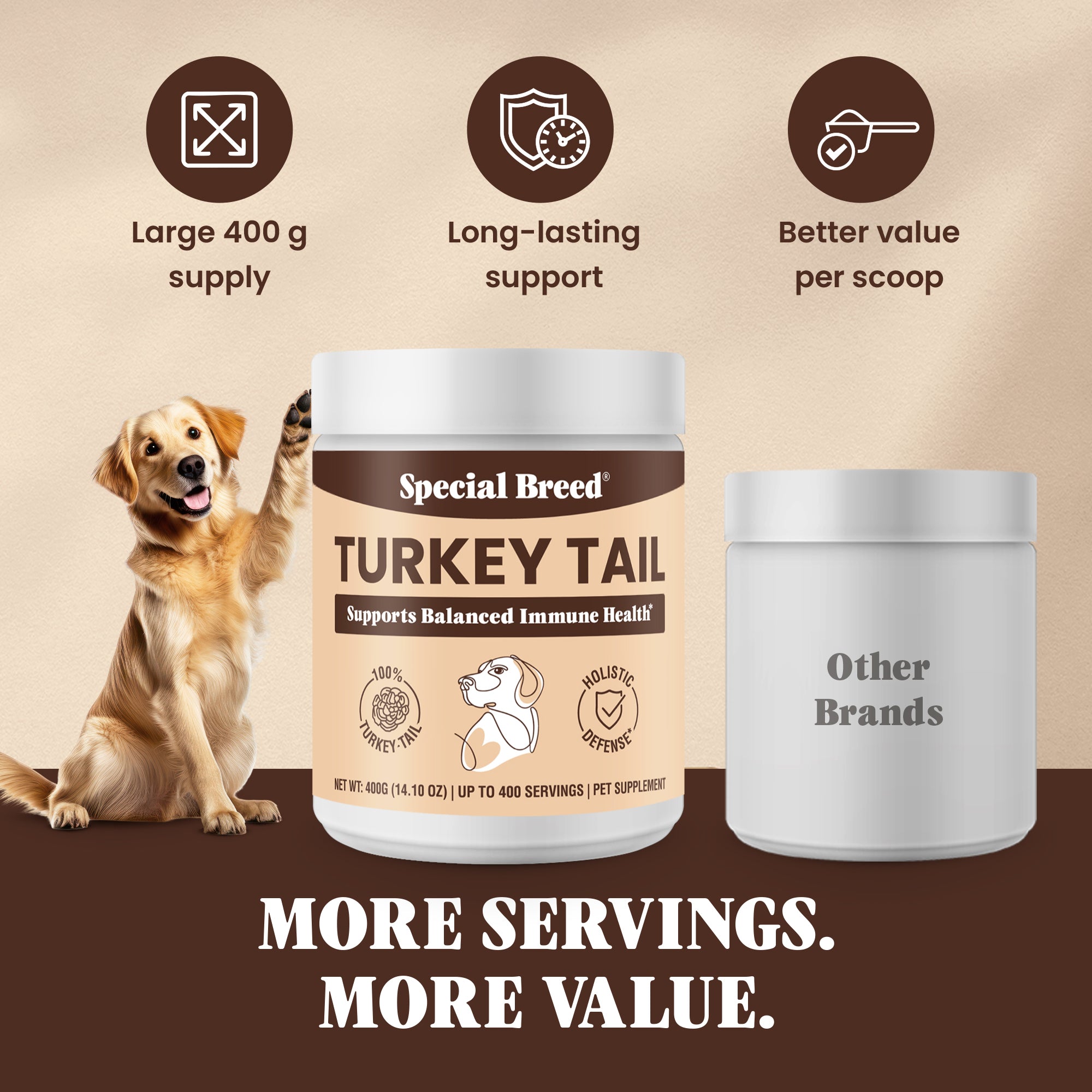 Organic Turkey Tail Powder - 14.10oz