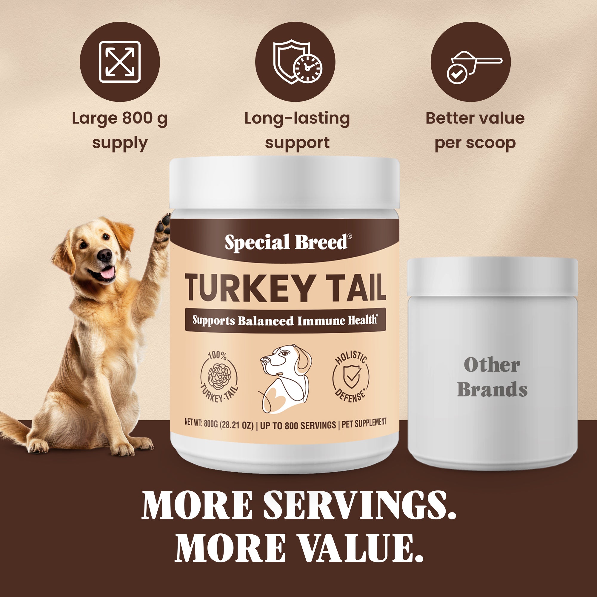 Organic Turkey Tail Powder - 28.21oz