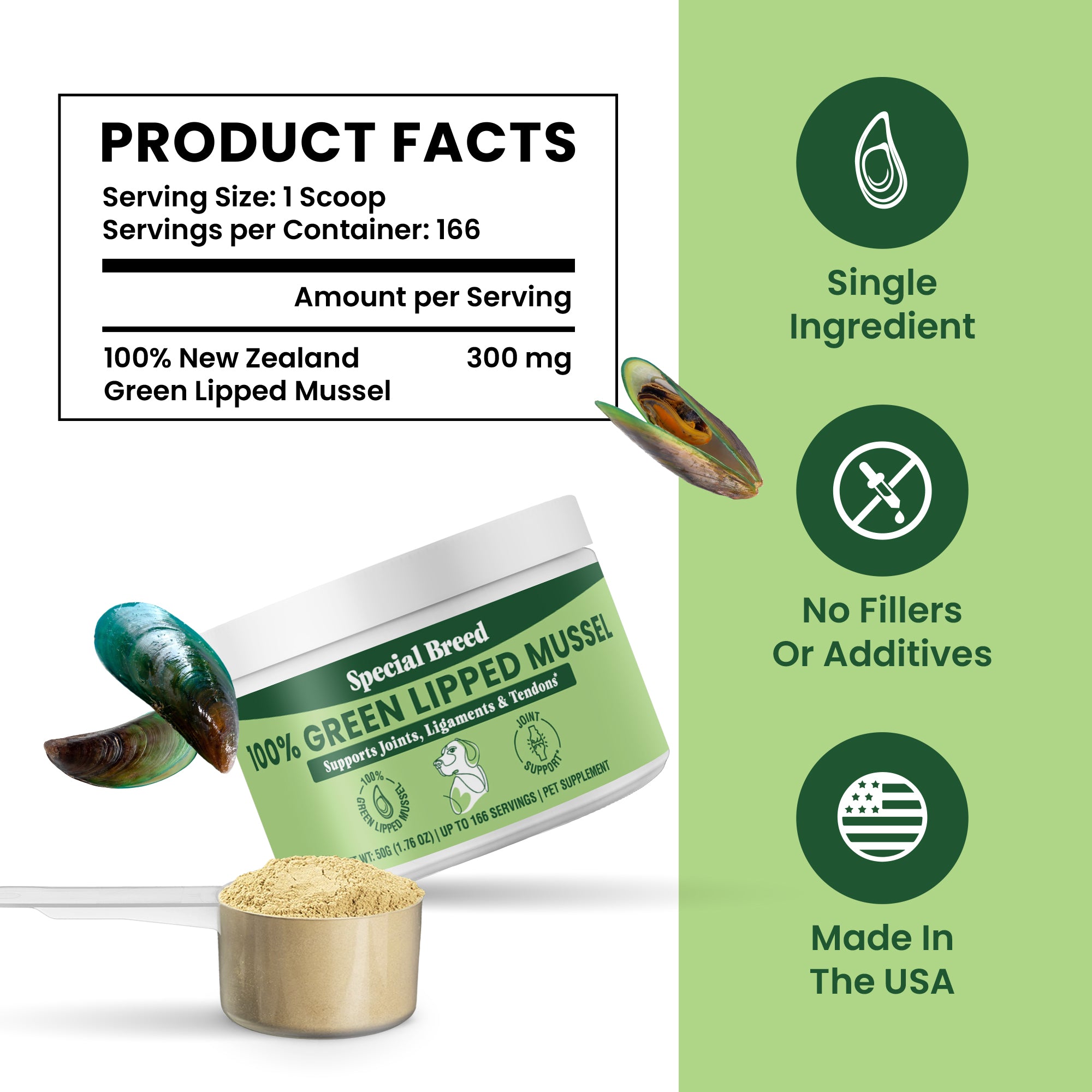 Green Lipped Mussel Powder - 50g